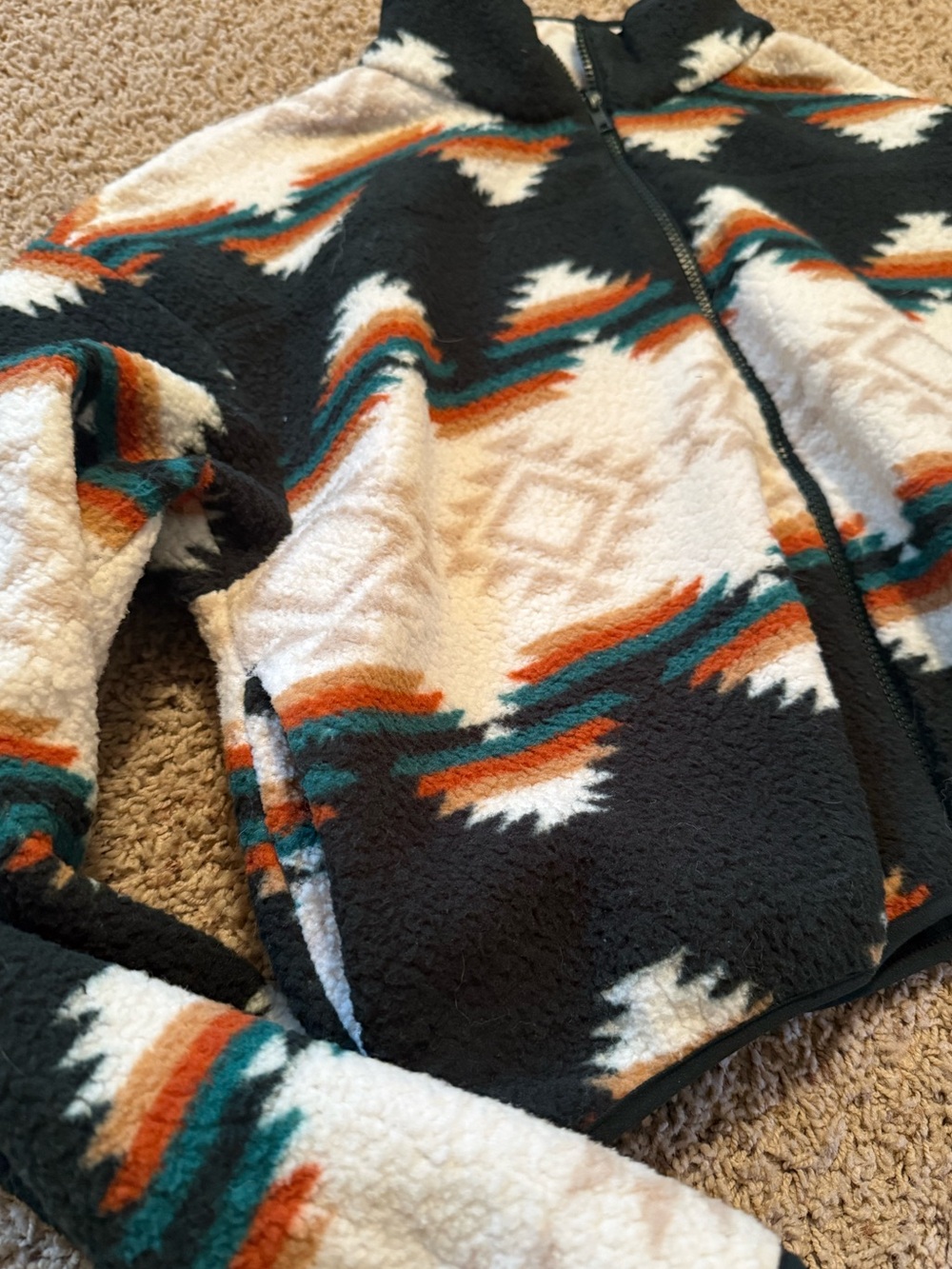 Aztec Sherpa zip up